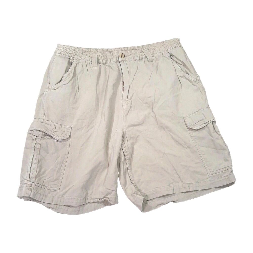 Sz 36 American Heritage Dawson and Brooks Men's Cargo Shorts Khaki Tan Ripstop